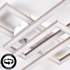 Marluk Deckenleuchte LED Chrom, Sandfarben, Weiß, 1-flammig