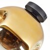 Ripoll Deckenleuchte Glas 30 cm Gold, Klar, 1-flammig