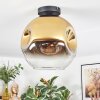 Ripoll Deckenleuchte Glas 30 cm Gold, Klar, 1-flammig