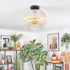 Koyoto Deckenleuchte Glas 30 cm Bernsteinfarben, Klar, 1-flammig