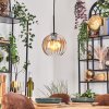 Koyoto Hängeleuchte Glas 20 cm Bernsteinfarben, Klar, 1-flammig