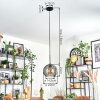 Koyoto Hängeleuchte Glas 25 cm Rauchfarben, 1-flammig