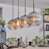 Koyoto Hängeleuchte Glas 30 cm Klar, Rauchfarben, 4-flammig