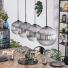 Koyoto Hängeleuchte Glas 30 cm Klar, Rauchfarben, 4-flammig