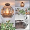 Ripoll Deckenleuchte Glas 30 cm Rauchfarben, 1-flammig
