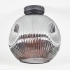 Ripoll Deckenleuchte Glas 30 cm Rauchfarben, 1-flammig