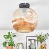 Ripoll Deckenleuchte Glas 30 cm Bernsteinfarben, 1-flammig