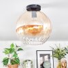 Koyoto Deckenleuchte Glas 30 cm Bernsteinfarben, Klar, 1-flammig