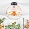 Koyoto Deckenleuchte Glas 30 cm Bernsteinfarben, Klar, 1-flammig