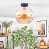 Koyoto Deckenleuchte Glas 30 cm Bernsteinfarben, 1-flammig