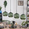 Koyoto Hängeleuchte Glas 25 cm Grün, 4-flammig
