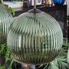 Koyoto Hängeleuchte Glas 25 cm Grün, 4-flammig