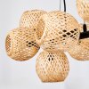 Basto Pendelleuchte 15 cm Naturfarben, 8-flammig