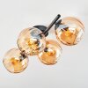 Koyoto Deckenleuchte Glas 15 cm Bernsteinfarben, 4-flammig