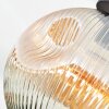Ripoll Deckenleuchte Glas 30 cm Bernsteinfarben, Klar, 1-flammig
