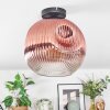 Ripoll Deckenleuchte Glas 30 cm Klar, Kupferfarben, 1-flammig