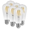 LED E27 6er Set 6 Watt 3000 Kelvin 800 Lumen