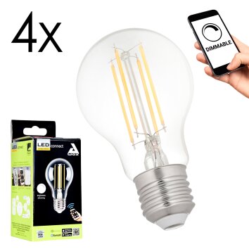 LED E27 4er Set 6 Watt 2700 Kelvin 806 Lumen