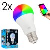 LED E27 2er Set 9 Watt 2700-6500 Kelvin 806 Lumen