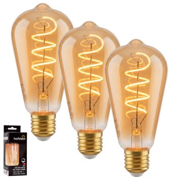 LED E27 3er Set 6 Watt 2200 Kelvin 320 Lumen