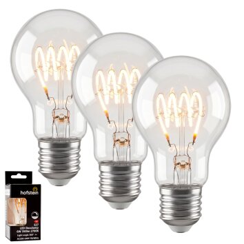 LED E27 3er Set 6 Watt 2700 Kelvin 350 Lumen