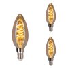 LED E14 3er Set 4 Watt 2200 Kelvin 220 Lumen