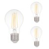 LED E27 3er Set 7 Watt 2700 Kelvin 800 Lumen