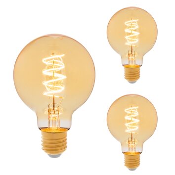 LED E27 3er Set 6 Watt 2200 Kelvin 400 Lumen