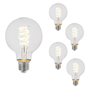 LED E27 5er Set 6 Watt 2700 Kelvin 450 Lumen