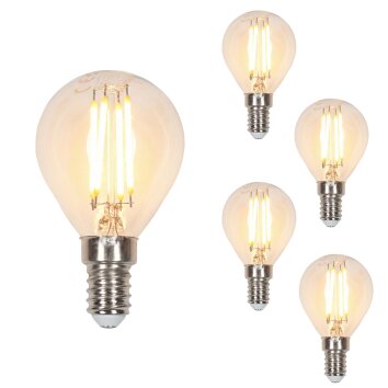 LED E14 5er Set 4 Watt 3000 Kelvin 400 Lumen