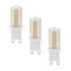 LED G9 3er Set 3,5 Watt 3000 Kelvin 330 Lumen