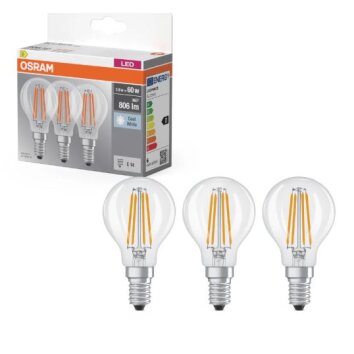 LED E14 3er Set 5,9 Watt 4000 Kelvin 806 Lumen