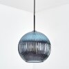 Koyoto Hängeleuchte Glas 30 cm Blau, 1-flammig