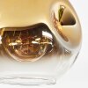 Ripoll Deckenleuchte Glas 20 cm Gold, Klar, 1-flammig