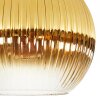 Koyoto Deckenleuchte Glas 25 cm Gold, Klar, 1-flammig