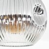 Ripoll Deckenleuchte Glas 20 cm Klar, Rauchfarben, 1-flammig