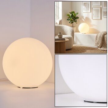 Cochuna Tischleuchte Weiß, 1-flammig