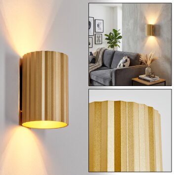 Fonir Wandleuchte Gold, 1-flammig