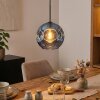 Ripoll Hängeleuchte Glas 25 cm Blau, 1-flammig