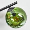 Gastor Deckenleuchte Glas 15 cm Blau, Grün, Kupferfarben, 4-flammig