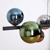 Chehalis Pendelleuchte Glas 10 cm, 12 cm, 15 cm Blau, Chrom, Grün, Kupferfarben, Rauchfarben, 8-flammig
