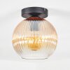 Koyoto Deckenleuchte Glas 20 cm Bernsteinfarben, Klar, 1-flammig