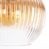 Koyoto Hängeleuchte Glas 25 cm Bernsteinfarben, Klar, 4-flammig