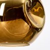 Ripoll Hängeleuchte Glas 30 cm Gold, 4-flammig