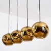 Ripoll Hängeleuchte Glas 30 cm Gold, 4-flammig