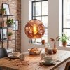 Ripoll Hängeleuchte Glas 25 cm Kupferfarben, 1-flammig
