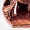 Ripoll Hängeleuchte Glas 25 cm Kupferfarben, 1-flammig