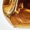 Ripoll Hängeleuchte Glas 30 cm Gold, 1-flammig