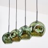 Ripoll Hängeleuchte Glas 25 cm Grün, 4-flammig