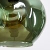 Ripoll Hängeleuchte Glas 25 cm Blau, Gold, Grün, 4-flammig